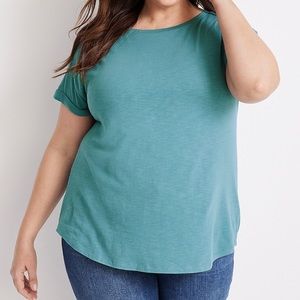 Maurices 3x Plus Size 24/7 Forever Drop Shoulder Tee